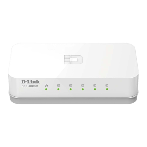 DLINK SWITCH DES-1005A/B 5-PORT GIGABIT NEW - 2YW
