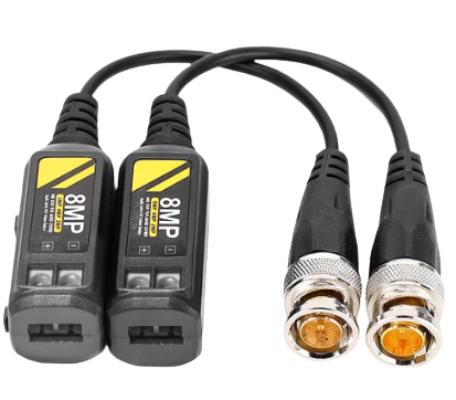 GENERIC CCTV VIDEO BALUN 1WAY WITH SCREW 8MP - NEW