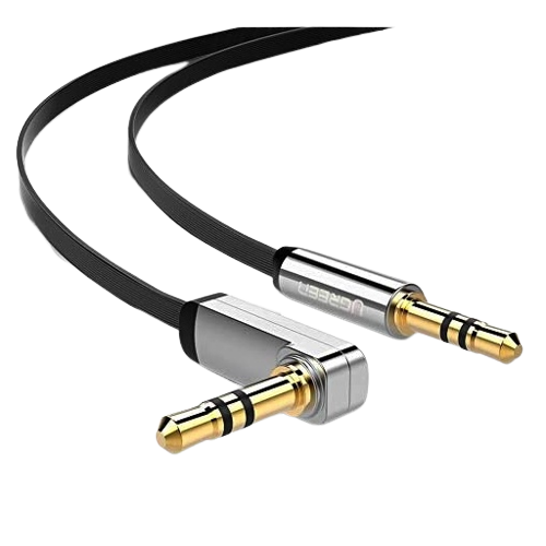 GENERIC JACK 3.5mm TO JACK 3.5mm 90 Degrees CABLE 1.8M NEW - 1YW