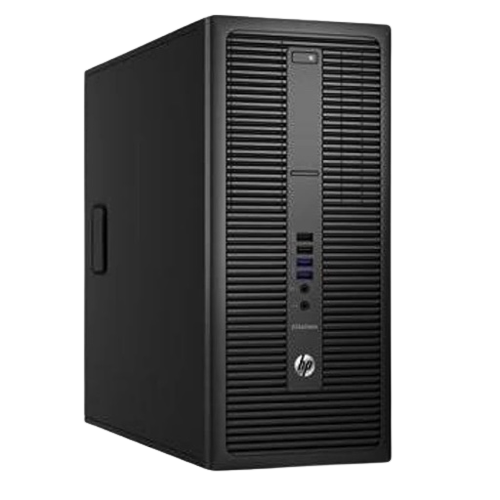 HP PC DESKTOP ELITEDESK 800 G1 TWR  I5-4590 3.3GHZ 8/16GB SSD - RFB - 2YW