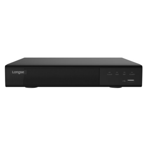LONGSE NVR 9CH 4K NETWORK VIDEO RECORDER (4CH POE) - 2Y