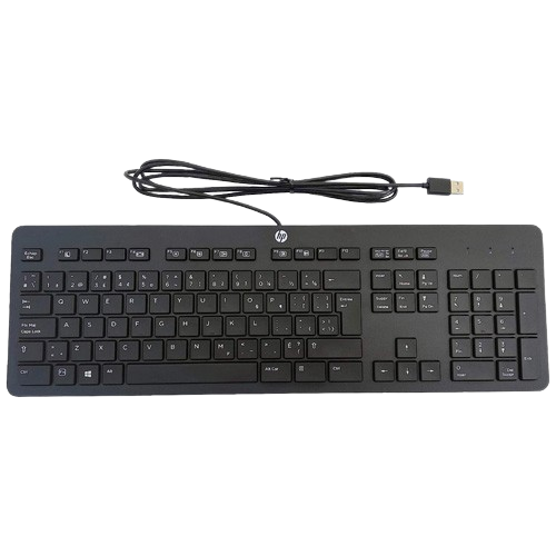 HP KEYBOARD KBAR211 USED USB 2.0 - US/GR WIRED 2YW