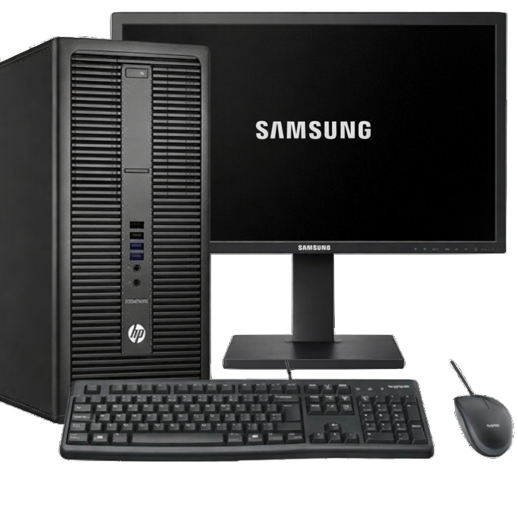 HP PC BUNDLE 800 G1 TWR  + SAMSUNG MONITOR 24" - RFB - 2YW