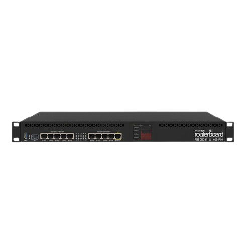 MikroTik RouterBOARD RB3011UiAS-RM GigaBit - 1YW