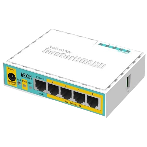 MikroTik RouterBOARD 750UP R2 HEX POE Lite RFB - 1YW
