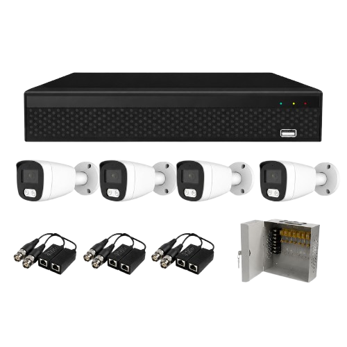 LONGSE CCTV BUNDLE AHD 4CHANNEL + CAMERAS SYSTEM - 1YW
